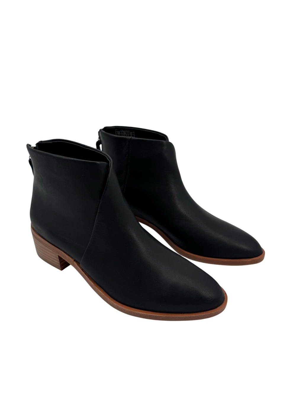 Soludos Women’s Black Ankle Leather Booties 7